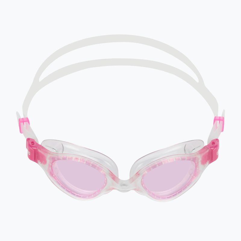 Okulary do pływania dziecięce arena Cruiser Evo Jr fuchsia/clear/clear 2