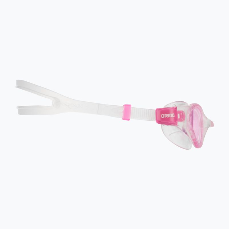 Okulary do pływania dziecięce arena Cruiser Evo Jr fuchsia/clear/clear 3
