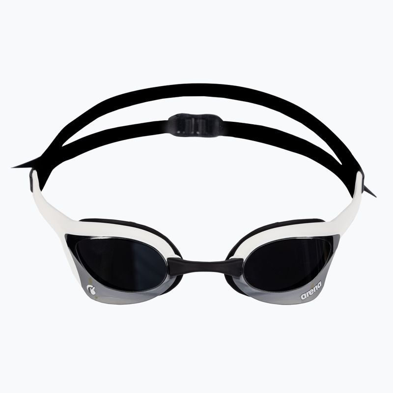 Okulary do pływania arena Cobra Ultra Swipe Mrirror silver/white 2