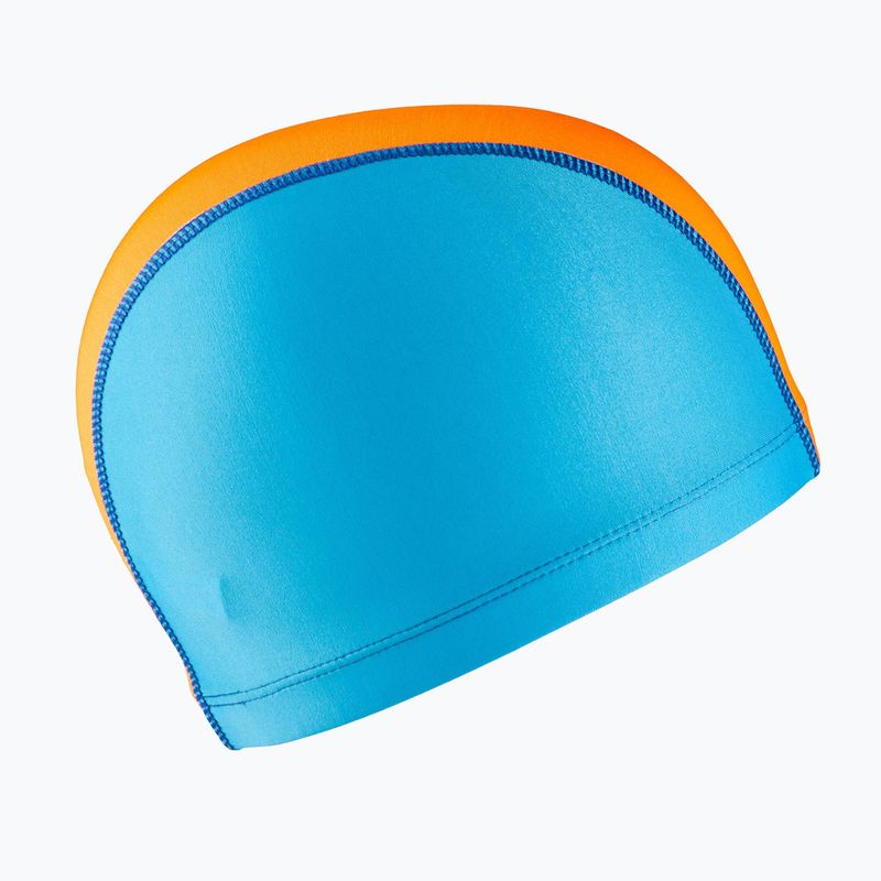 Czepek pływacki dziecięcy arena Unix II Jr blue/orange/lightblue 2