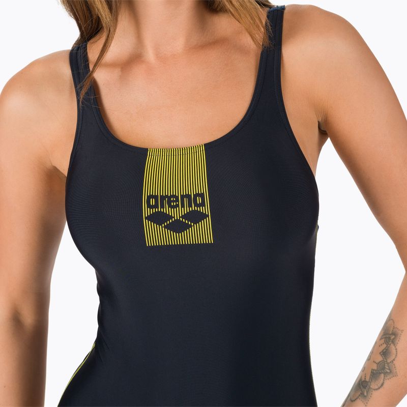 Strój pływacki jednoczęściowy damski arena Basics Swim Pro Back One Piece black/shark 8