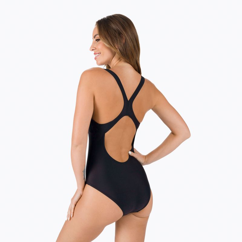 Strój pływacki jednoczęściowy damski arena Soul Swim Pro Back One Piece black/black 3