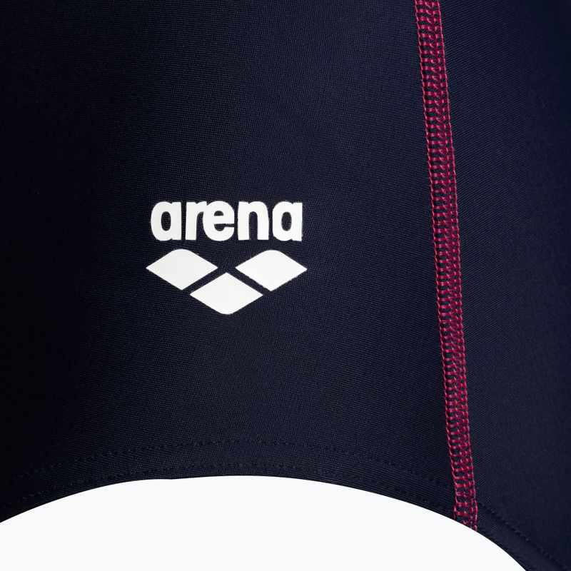 Strój pływacki jednoczęściowy damski arena Mirrors Swim Pro Back One Piece L navy/freak rose 3