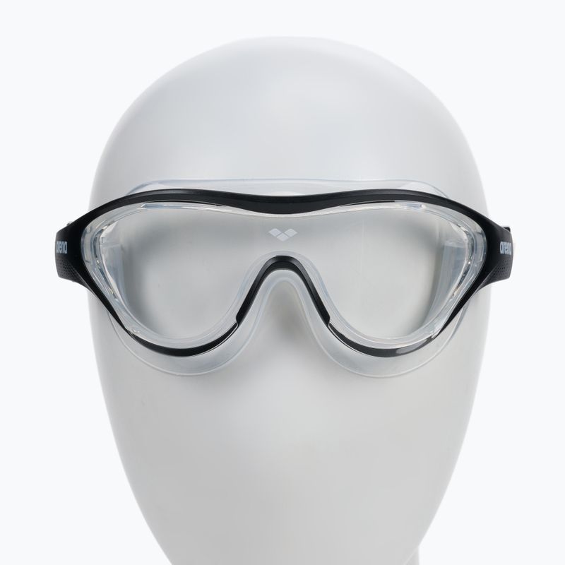 Maska do pływania arena The One Mask clear/black/transparent 4