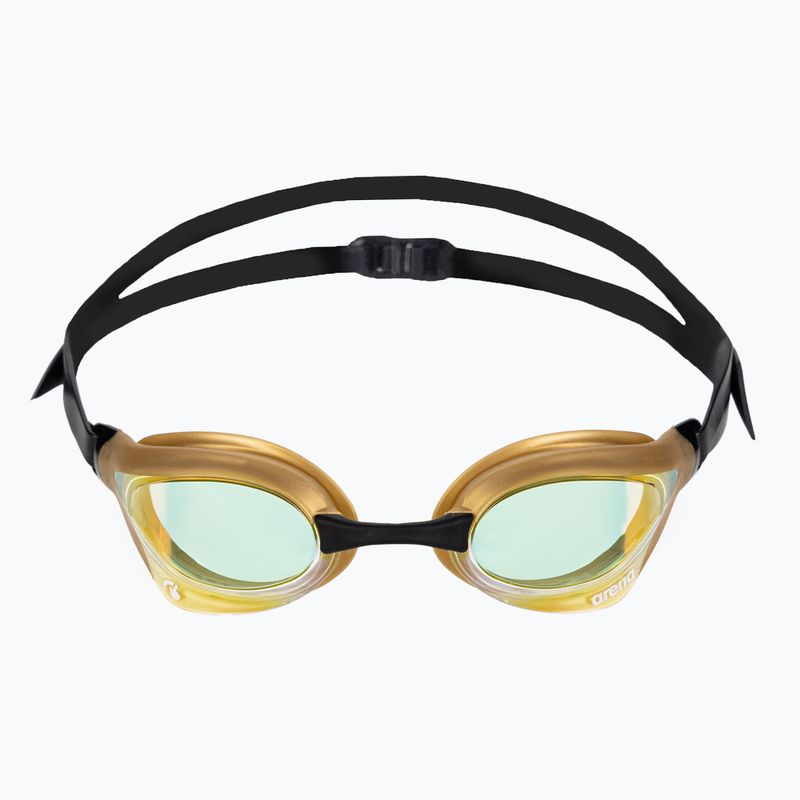 Okulary do pływania arena Cobra Core Swipe Mirror yellow copper/gold 2
