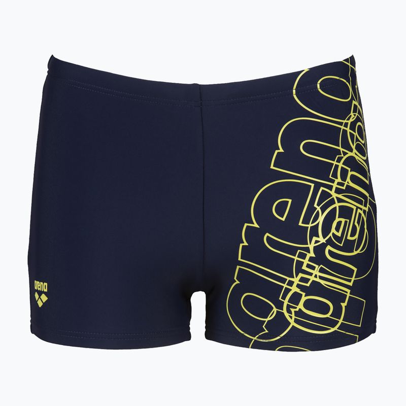 Bokserki pływackie dziecięce arena Spotlight Short navy/soft green 6