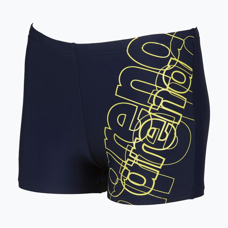 Bokserki pływackie dziecięce arena Spotlight Short navy/soft green 7