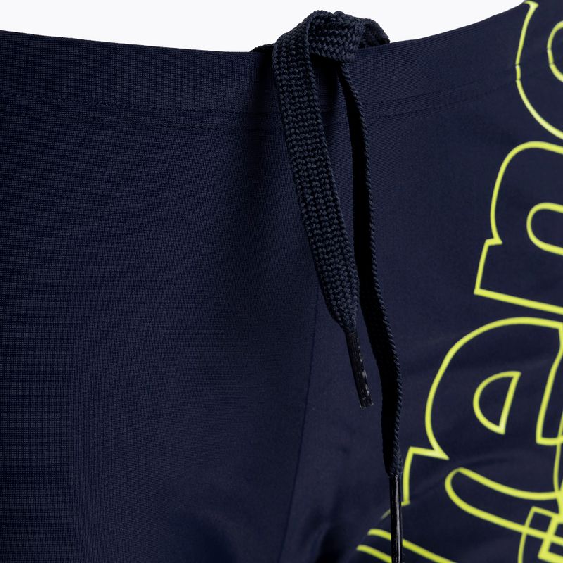 Bokserki pływackie dziecięce arena Spotlight Short navy/soft green 5