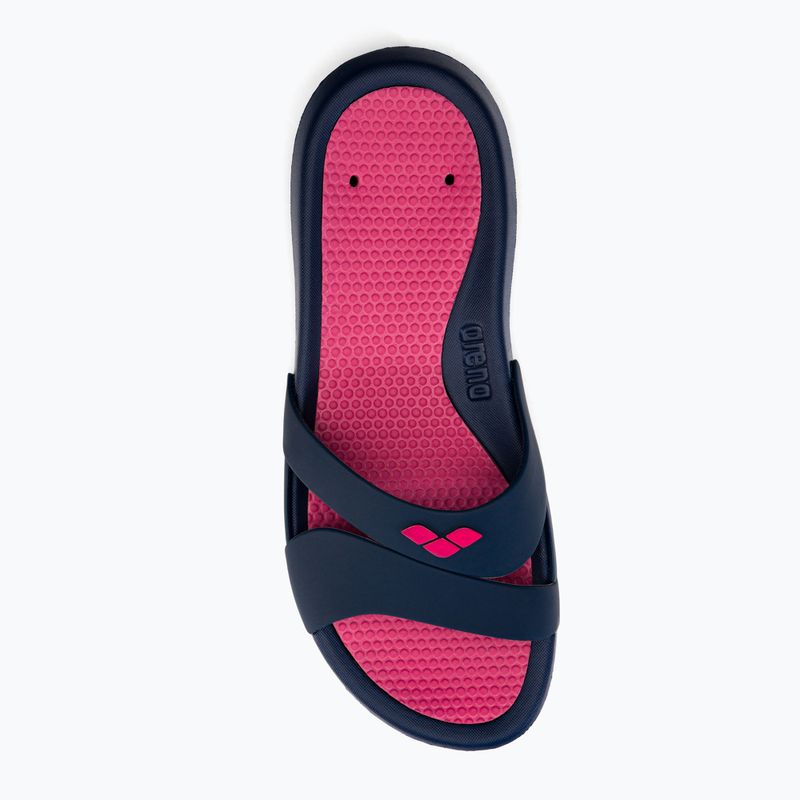 Klapki damskie arena Nina navy/magenta/navy 6