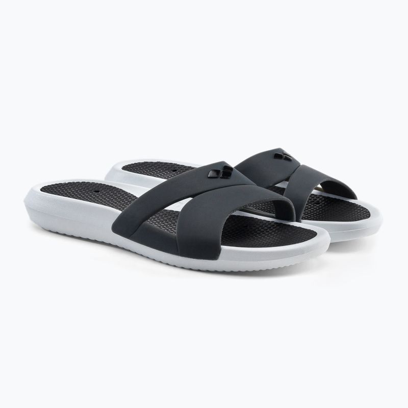 Klapki damskie arena Nina white/dark grey/black 5