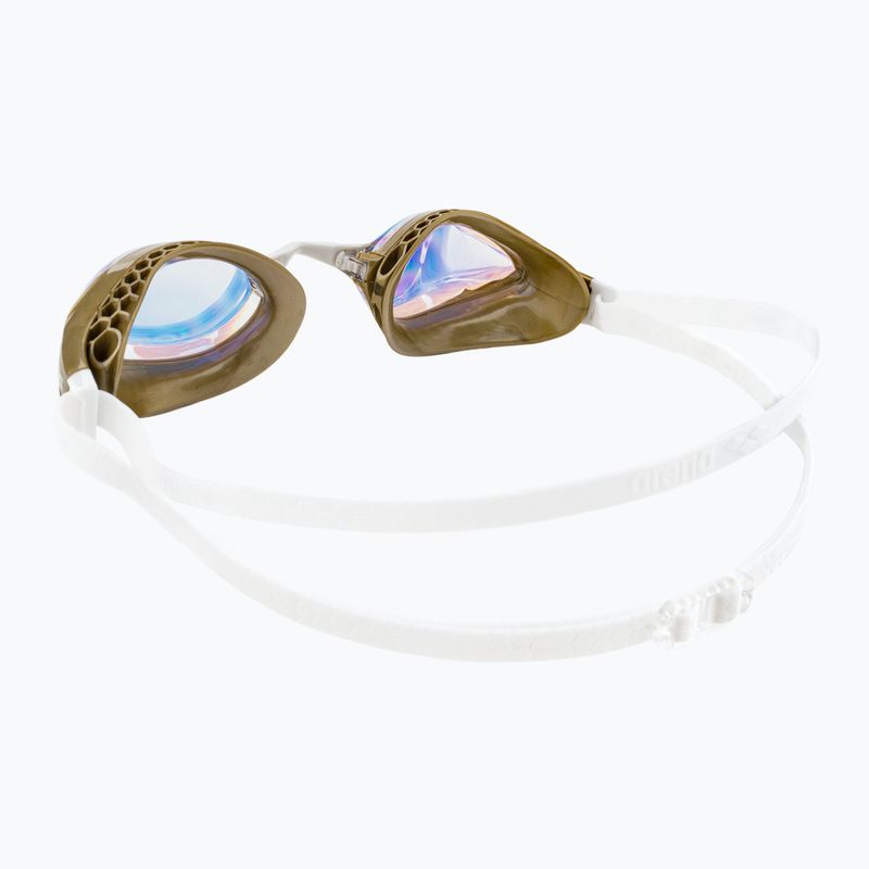 Okulary do pływania arena Air-Speed Mirror yellow copper/gold/multi 4