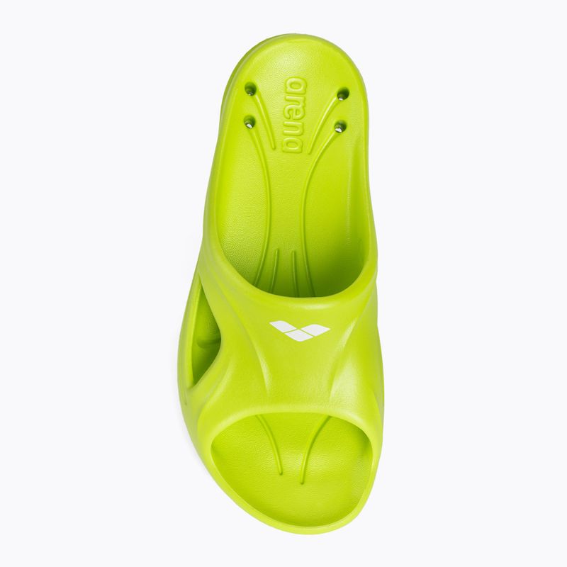 Klapki dziecięce arena Hydrosoft II Hook lime 6
