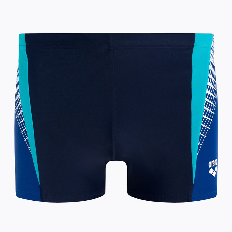 Bokserki pływackie męskie arena Threefold Short navy/royal/martinica