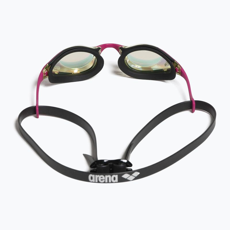 Okulary do pływania arena Cobra Swipe Mirror yellow copper/pink 9