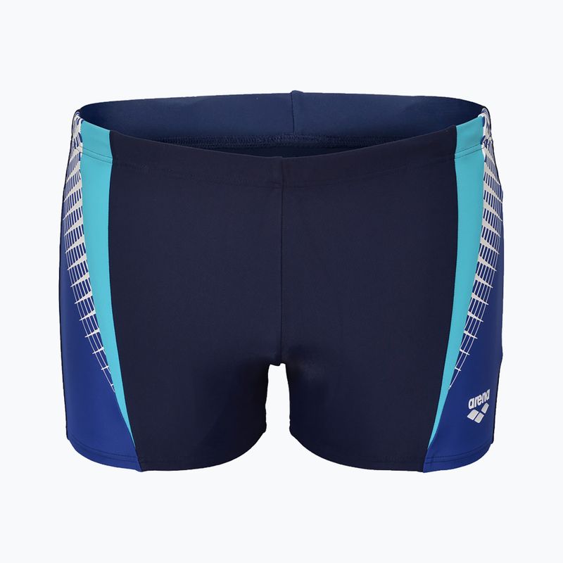 Bokserki pływackie męskie arena Threefold Short navy/royal/martinica 4