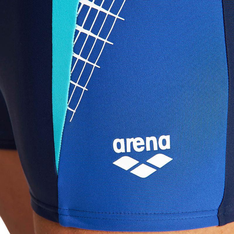 Bokserki pływackie męskie arena Threefold Short navy/royal/martinica 9