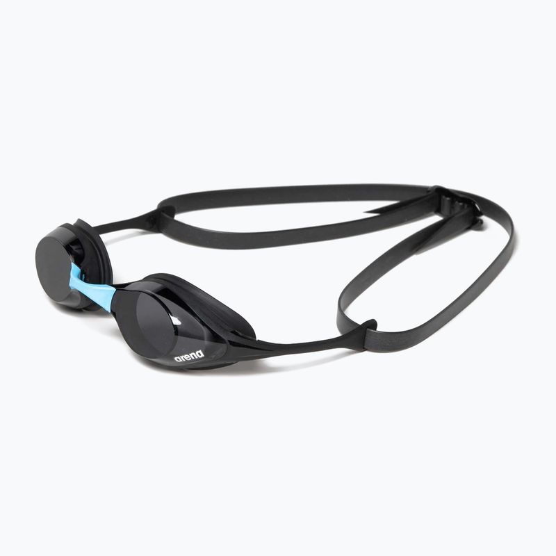 Okulary do pływania arena Cobra Swipe dark smoke/black/blue 6