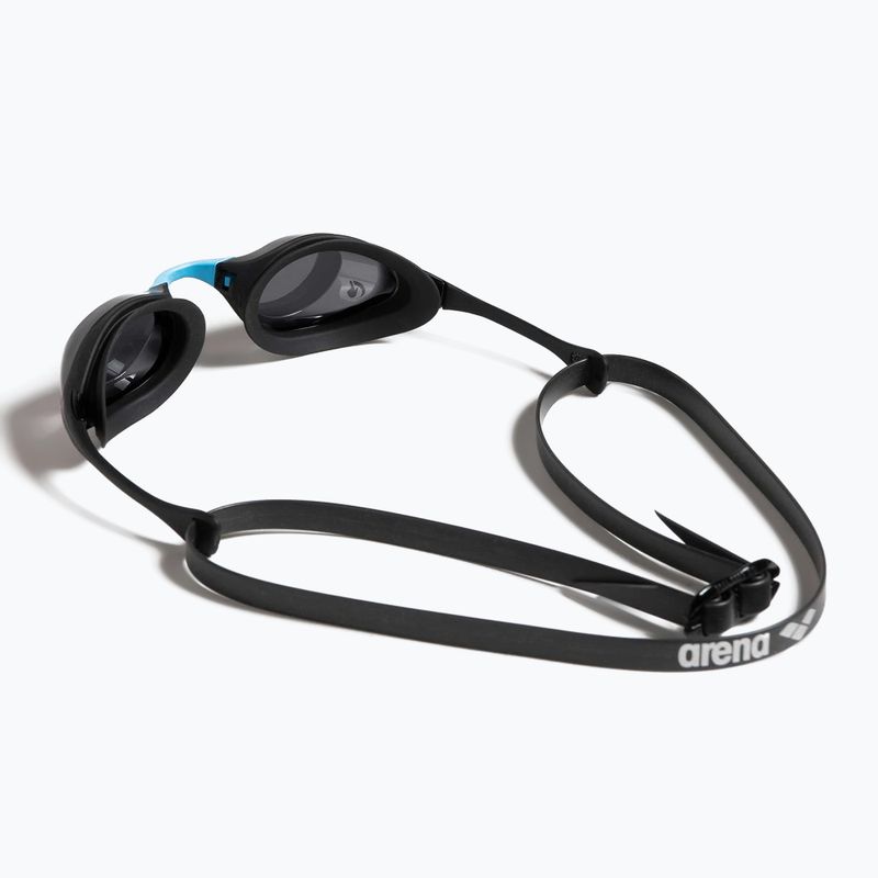 Okulary do pływania arena Cobra Swipe dark smoke/black/blue 7