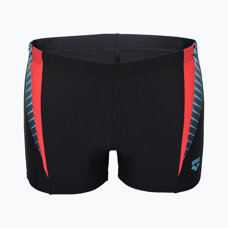 Bokserki pływackie męskie arena Threefold Short black/black/anguria 4