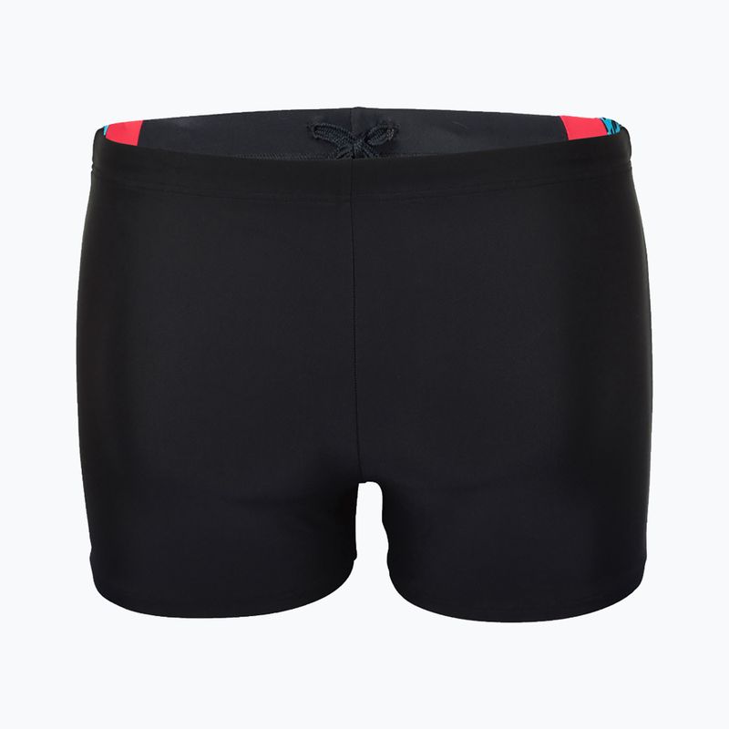 Bokserki pływackie męskie arena Threefold Short black/black/anguria 5