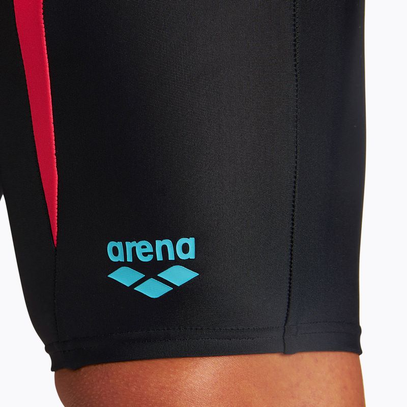 Jammery pływackie męskie arena Threefold Jammer black/black/anguria 8