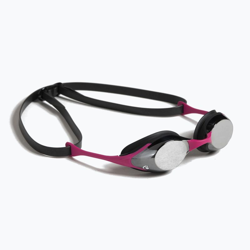 Okulary do pływania arena Cobra Swipe Mirror silver/pink