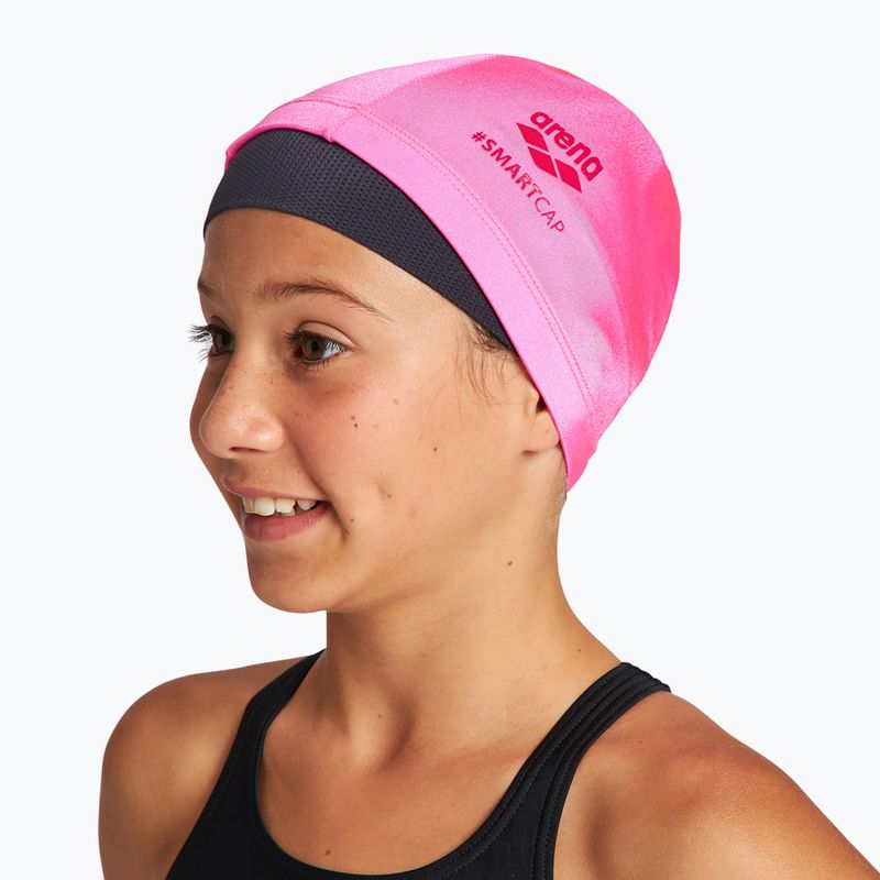 Czepek pływacki dziecięcy arena Smartcap Jr pink 7