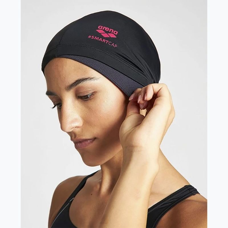 Czepek pływacki damski arena SmartCap black 2