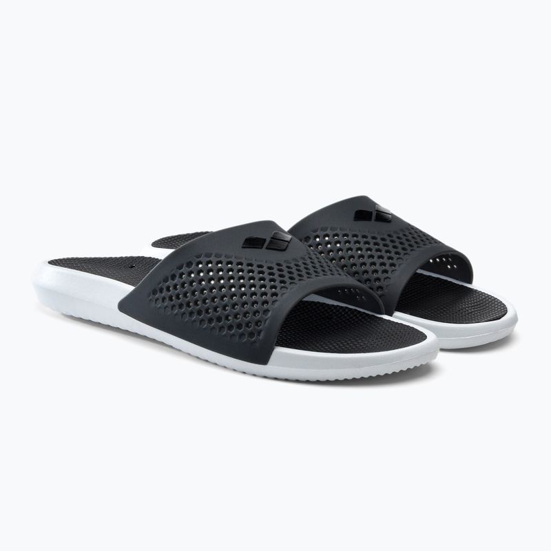Klapki męskie arena Bruno white/black/grey 5