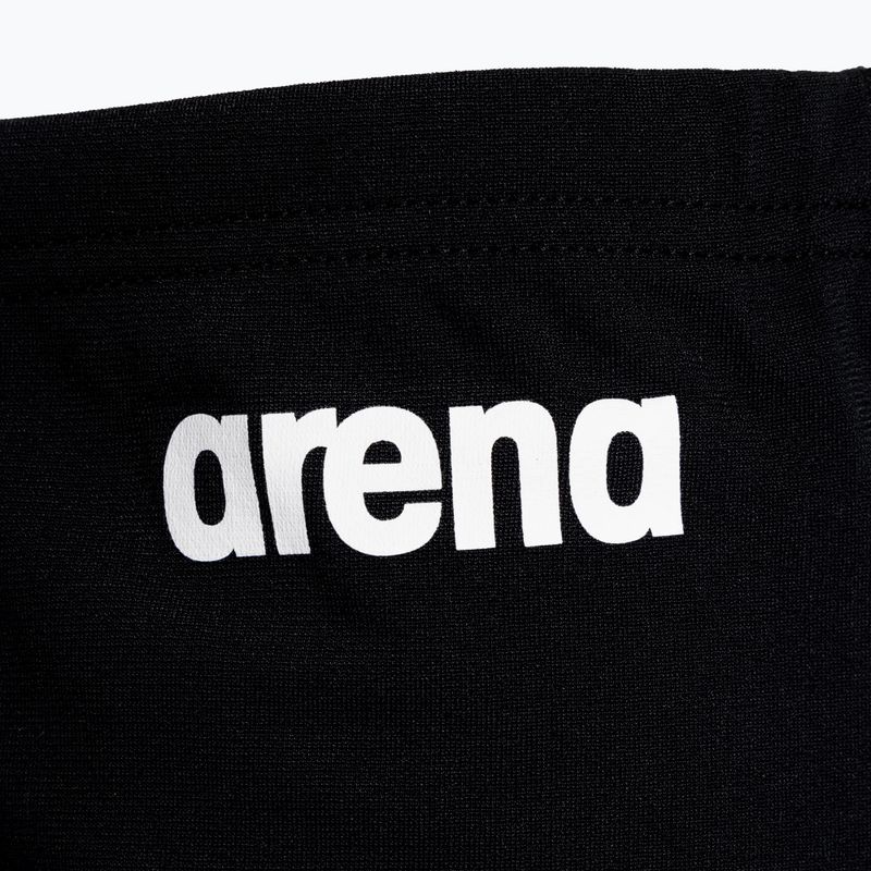 Bokserki pływackie dziecięce arena Team Swim Short Solid black/white 3