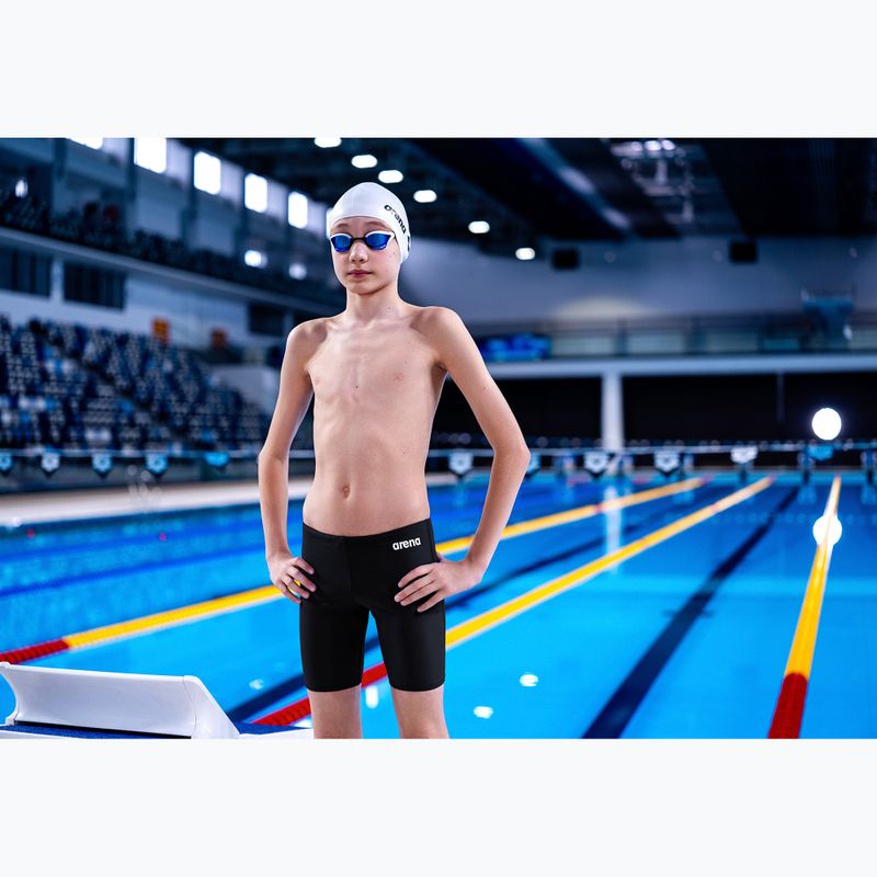 Jammery kąpielowe dziecięce arena Team Swim Jammer Solid black/white 10
