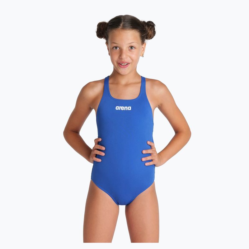 Strój pływacki jednoczęściowy dziecięcy arena Team Swim Pro Solid royal/white 5
