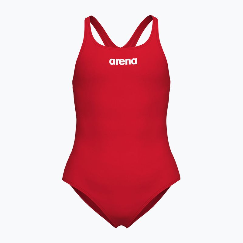 Strój pływacki jednoczęściowy dziecięcy arena Team Swim Pro Solid red/white