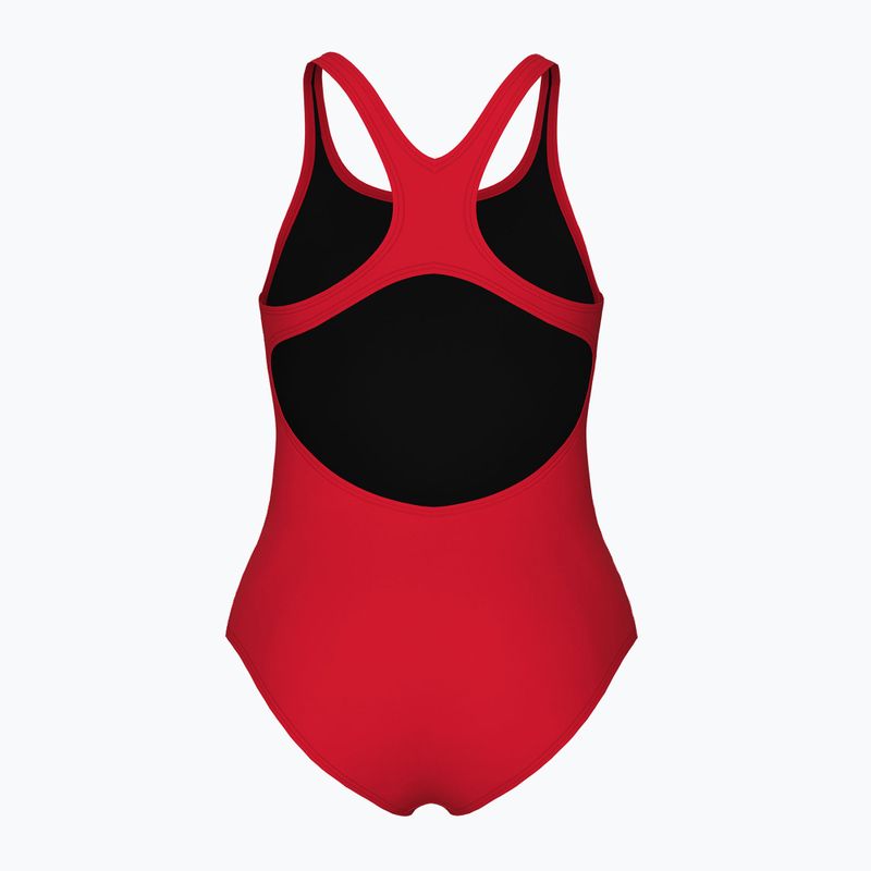 Strój pływacki jednoczęściowy dziecięcy arena Team Swim Pro Solid red/white 2