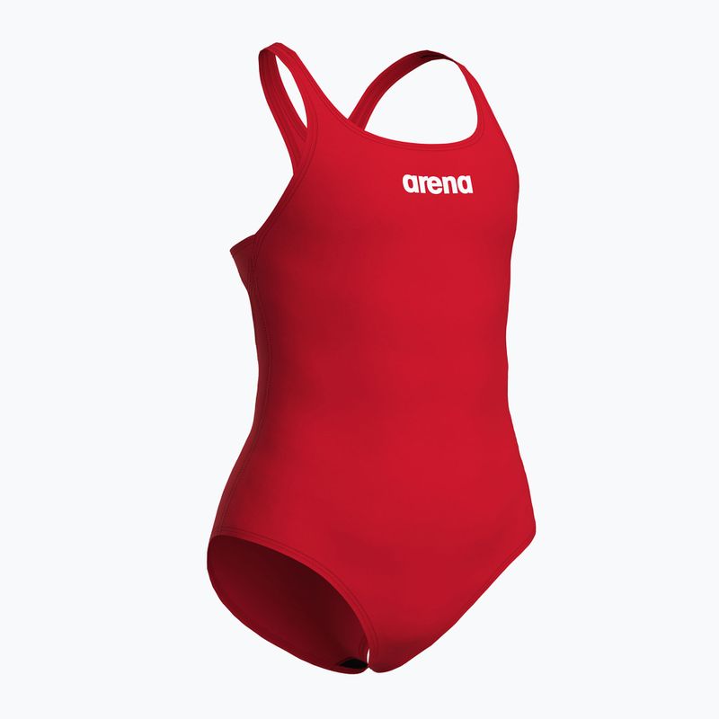 Strój pływacki jednoczęściowy dziecięcy arena Team Swim Pro Solid red/white 3