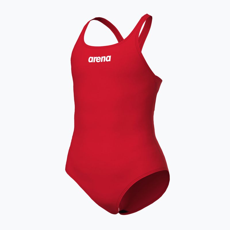 Strój pływacki jednoczęściowy dziecięcy arena Team Swim Pro Solid red/white 4