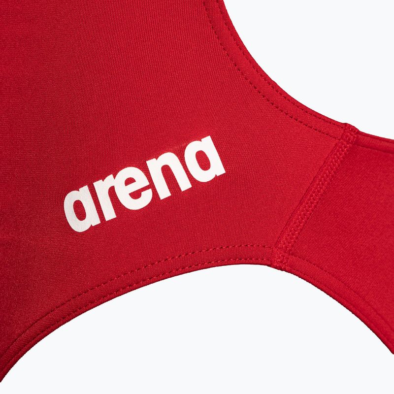 Strój pływacki jednoczęściowy damski arena Team Swimsuit Challenge Solid red/white 3