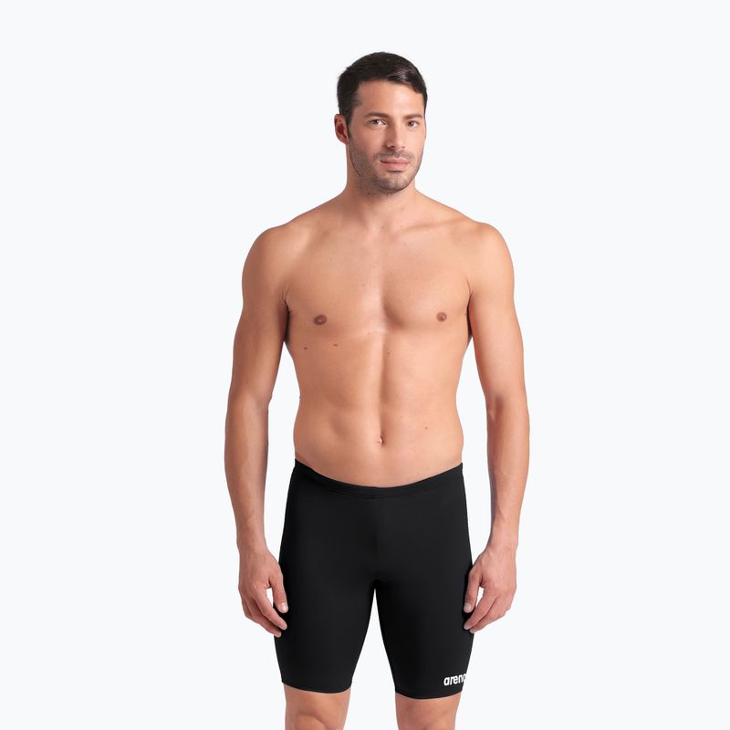Jammery pływackie męskie arena Team Swim Jammer Solid black/white 5