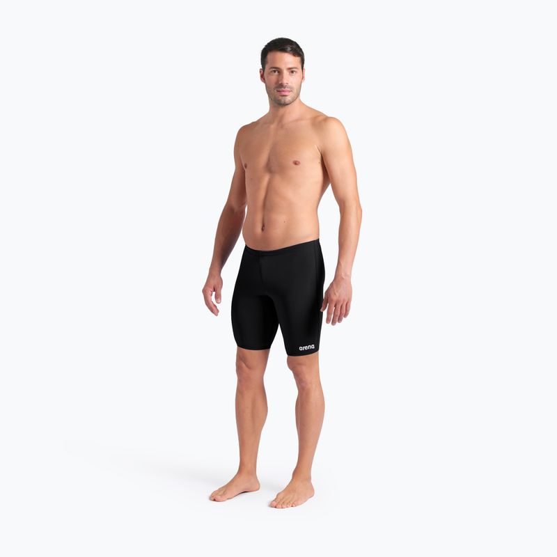 Jammery pływackie męskie arena Team Swim Jammer Solid black/white 6