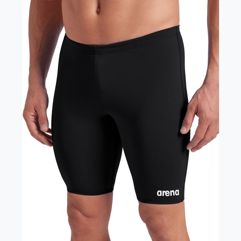 Jammery pływackie męskie arena Team Swim Jammer Solid black/white 8
