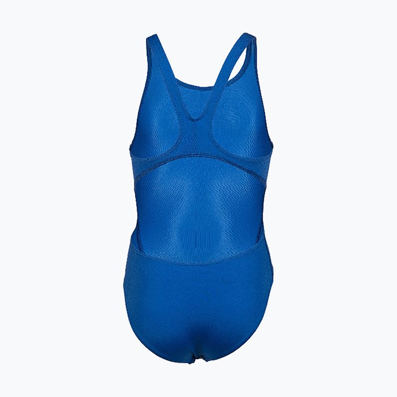 Strój kąpielowy jednoczęściowy dziecięcy Arena Team Swim Tech Solid royal/white 2