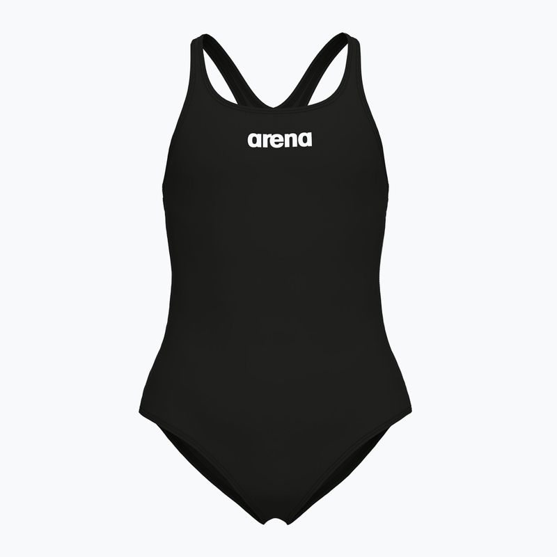 Strój pływacki jednoczęściowy dziecięcy arena Team Swim Pro Solid black/white