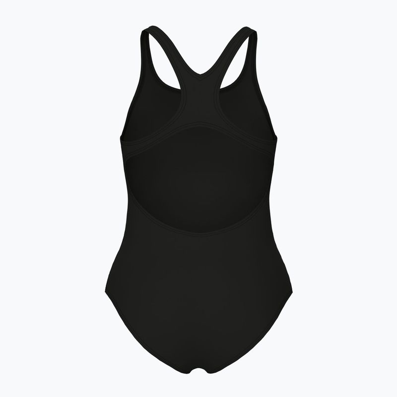 Strój pływacki jednoczęściowy dziecięcy arena Team Swim Pro Solid black/white 2
