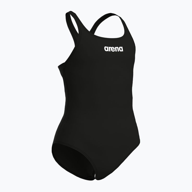 Strój pływacki jednoczęściowy dziecięcy arena Team Swim Pro Solid black/white 3