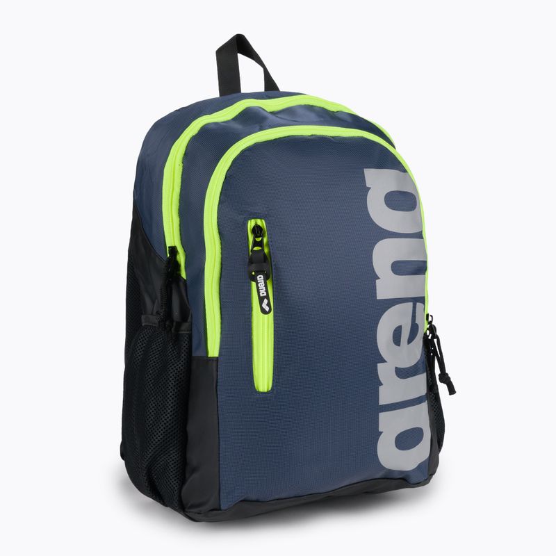 Plecak pływacki arena Spiky III 30 l navy/neon yellow