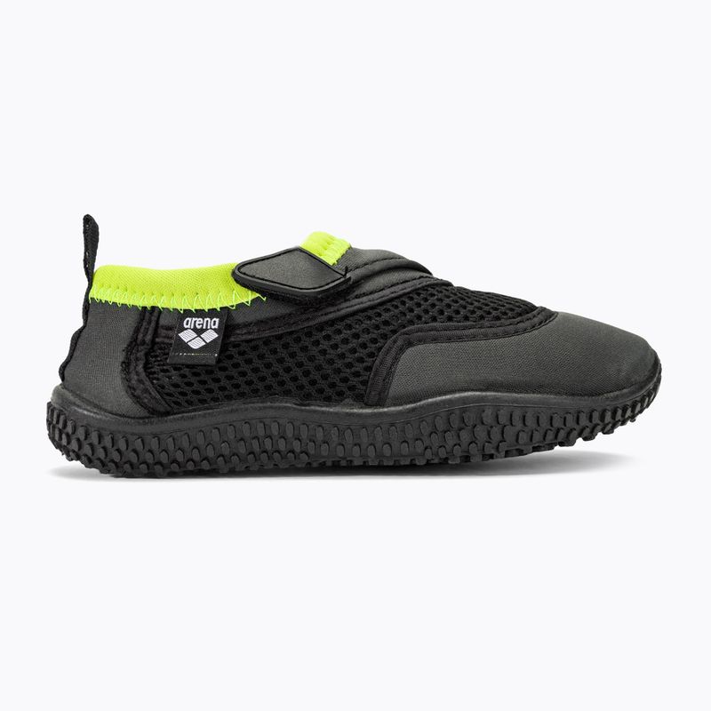 Buty do wody dziecięce arena Watershoes JR dark grey/ lime 2