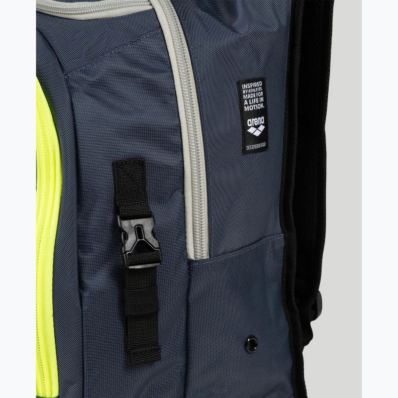 Plecak pływacki arena Fastpack 3.0 40 l navy/neon yellow 9