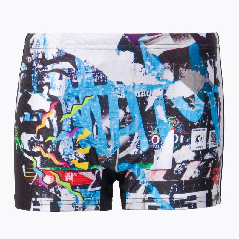 Bokserki pływackie dziecięce arena Placement Short black/multi