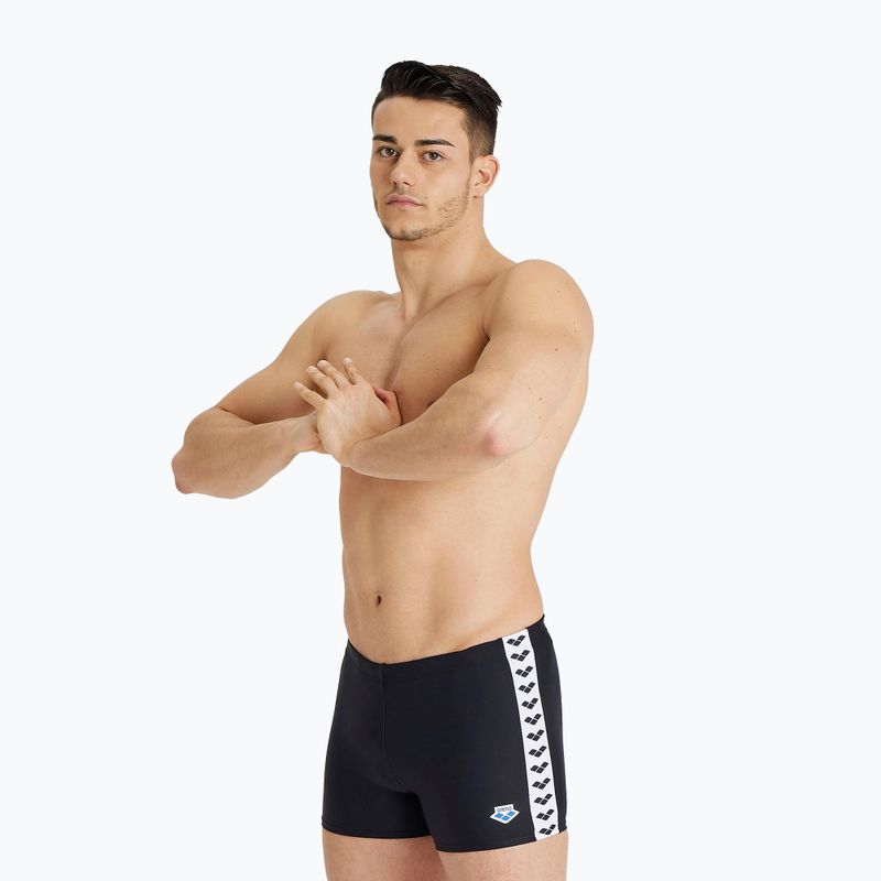 Bokserki kąpielowe męskie arena Icons Swim Short Solid black 4