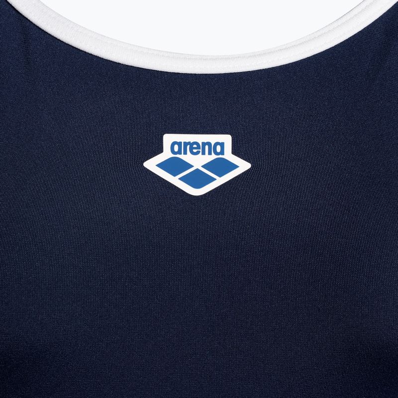 Strój pływacki jednoczęściowy damski arena Icons Super Fly Back Solid navy/white 3